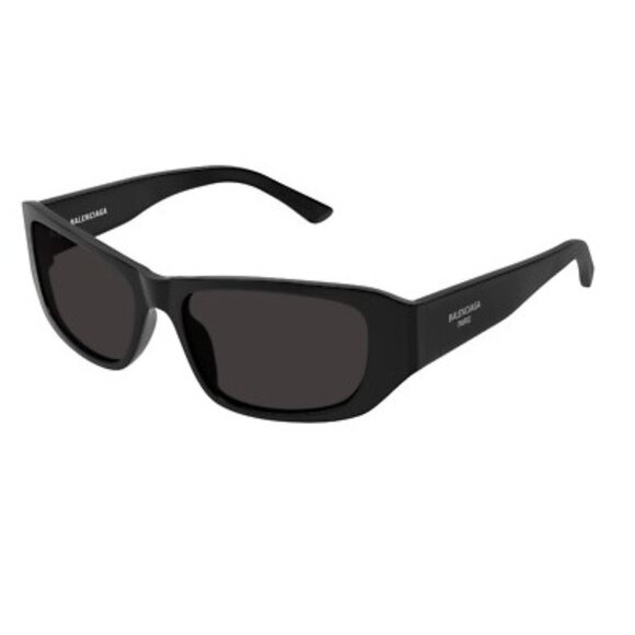 NEW BALENCIAGA BB0365S 001 BLACK SUNGLASSES - Picture 1 of 4